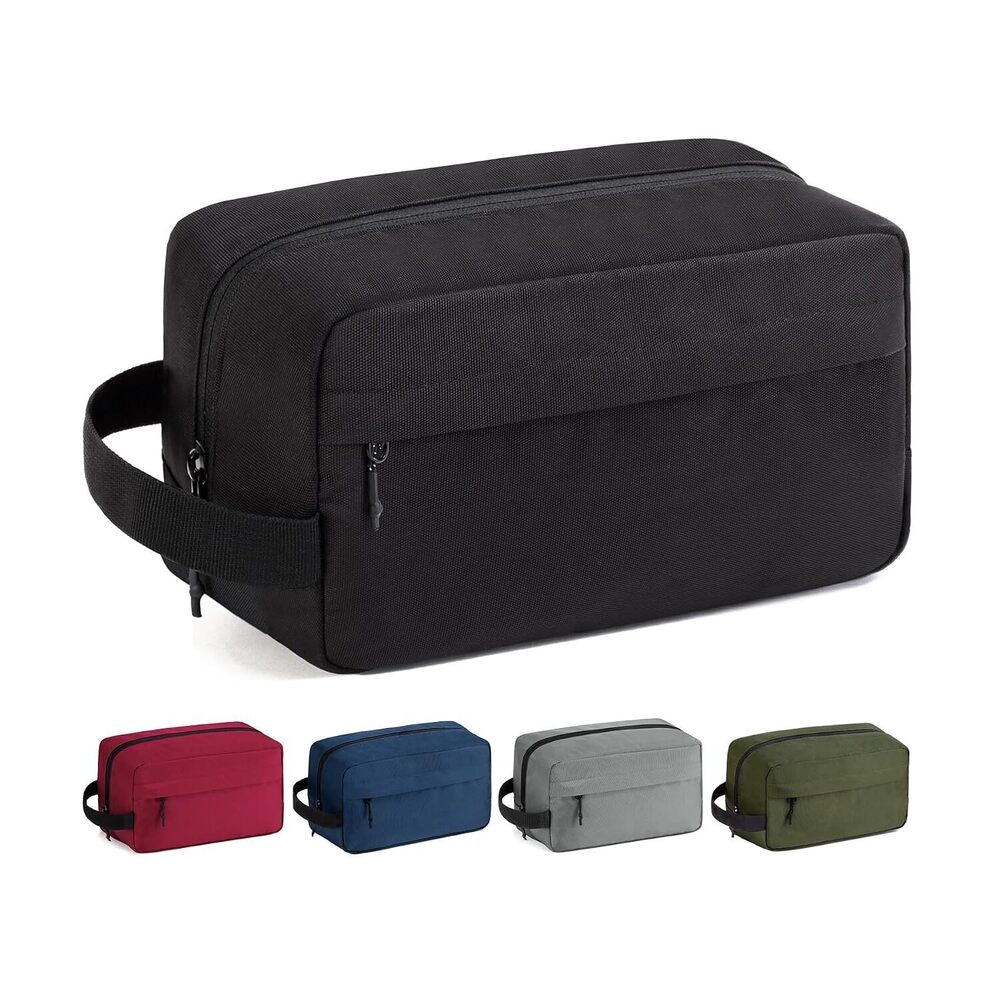 Hanging Toiletry Bag for Men Water Resistant Black